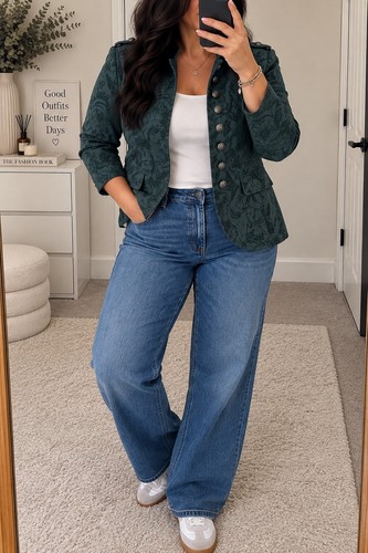 Joe browns green brocade - green,