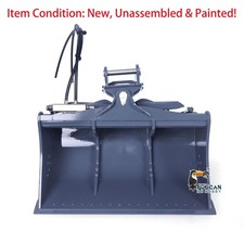 LESU Metal Tiltable Bucket for 1/14Hydraulic RC Excavator PC360 ET26L 945 Digger