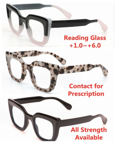 Women square acetate thick - women's,