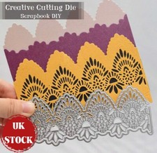Lace Edge Border Cutting Die Stencils Stamp Die Embossing Craft Scrapbooking