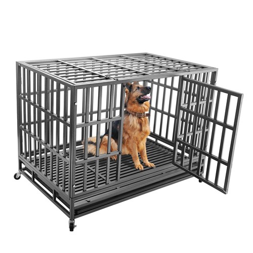 Heavy duty dog kennel iron - duty,