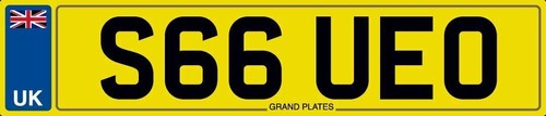 Sue susan number plate - susan, s66
