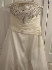 Ivory Wedding Dress. Size 20