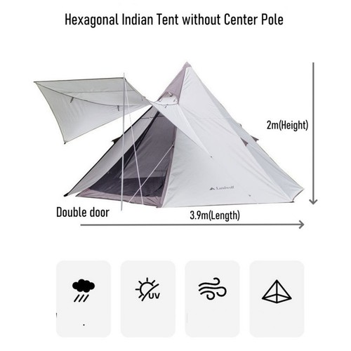 Outdoor double layers camping - double,