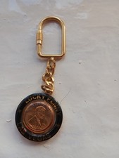 Las Vegas Lucky Penny One Cent 1996 Metal Spinning Souvenir USA Keyring