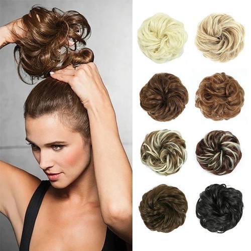 Ponytail scrunchie fake hair - ponytail,