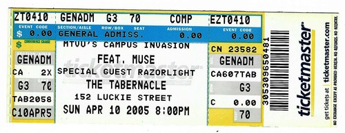 Muse razorlight 10 - muse, 4/10/05