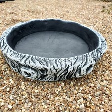 36cm Round Log Effect Ground