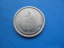 (33C5) DEWASSTRAAT.BE CAR WASH SILVER COLOURED TOKEN COIN 