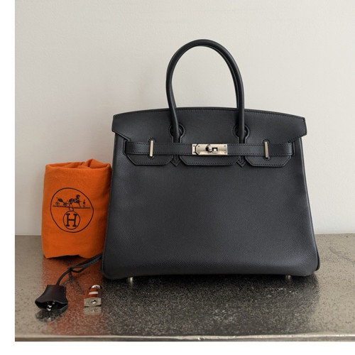 Hermès birkin black - 30, lisse