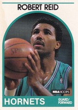 1989-90 NBA Hoops #88 Robert Reid Charlotte Hornets