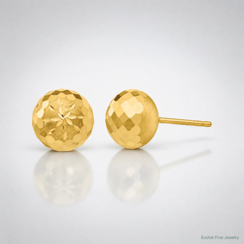 14k yellow gold 9mm - gold,