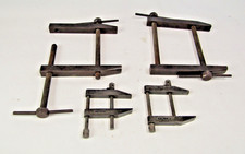 Engineers parallel clamps. two pairs, one set Moore & wright