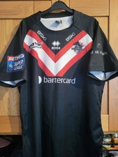 London Broncos XXXL adult home Super League rugby league shirt.
