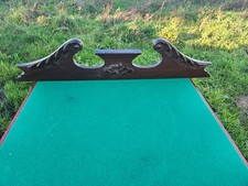 antique armoire pelmet wood