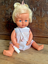 ALMOST MINT* CONDITION 1973 Vintage Tiny Tears Doll + Original Dress & More