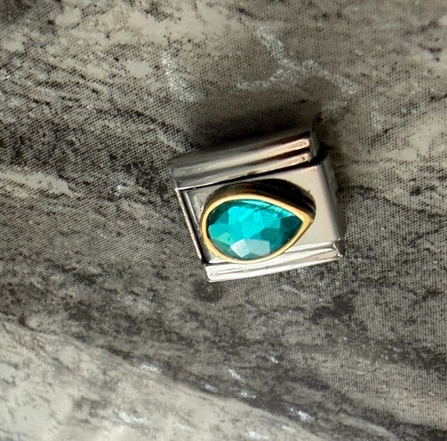 New green opal tear - tear, drop