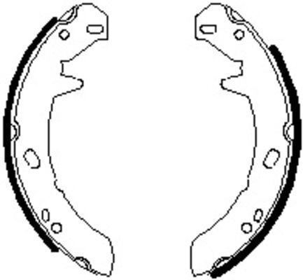 Omnicraft rear brake shoes for - rear,
