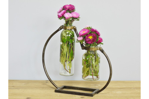Glass bottle stem cuttings - glass,