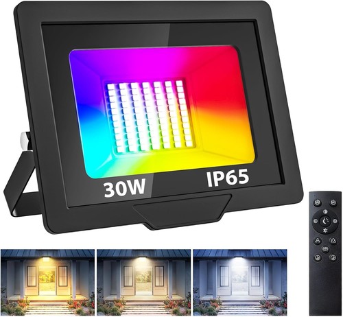 2pcs vighep rgb flood lights - 2pcs,