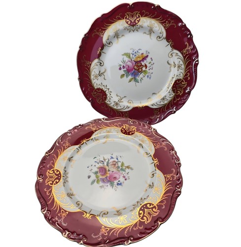 Coalport maroon sandringham - coalport,