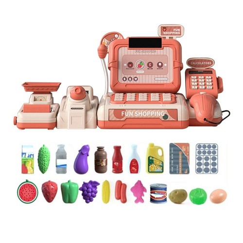 Kids cash register pretend - kids,