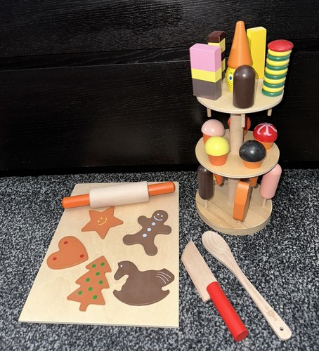Wooden pretend play - play, food