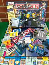 *Excellent & Working* Monopoly The Simpsons Electronic Banking Board Game 2007