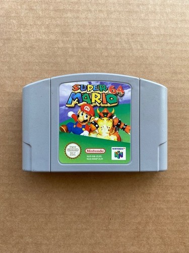 N64 super mario game - super,