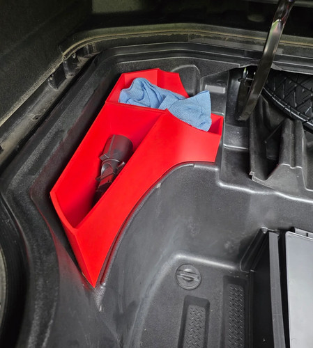 Trunk side storage - box, for