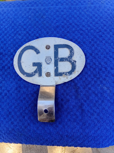 Vintage car badge - car, rear