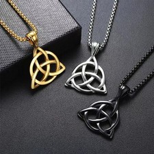 Gold celtic triquetra - gold,