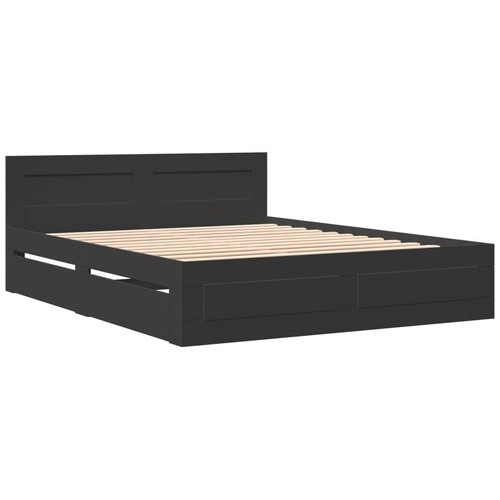 Bed frame with headboard - bed,