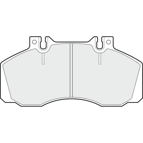Brake pads set for mercedes - brake,