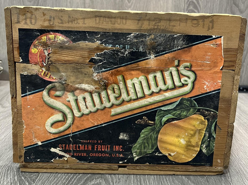 Vintage stadelman pear fruit - vintage, stadelman's