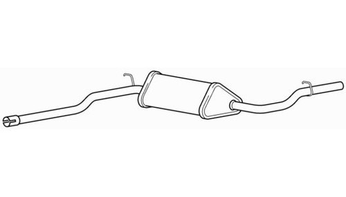 Quality centre exhaust middle - quality,