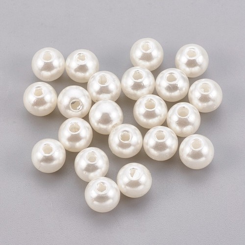 200pcs ivory white 6mm - ivory,