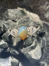 Mexican Fire Opal Ring