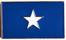 American Civil War Confederacy Bonnie Blue Flag Lapel Pin Badge New