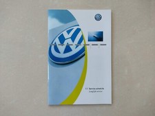 💯GENUINE VOLKSWAGEN SERVICE BOOK GOLF POLO PASSAT COVERS ALL VW MODELS...