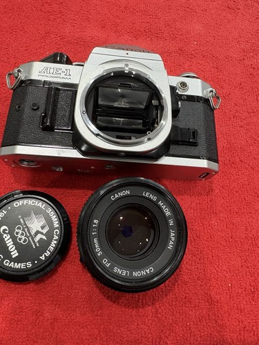 Canon program slr - ae-1, film