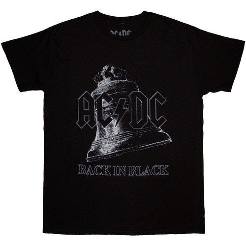 Shirt back in black - ac/dc,