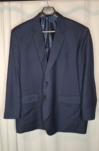 Custom made pin striped suit - made,