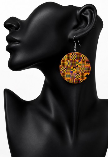 Afro kente yellow multi - kente,