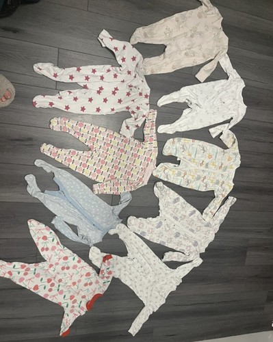 Baby girl sleepsuits - 9,
