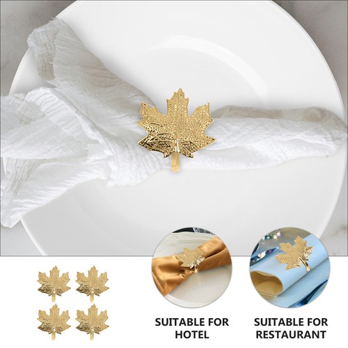 4pcs christmas maple leaf - maple,