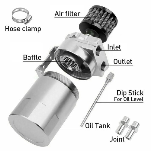 Oil catch can kit breather - catch,