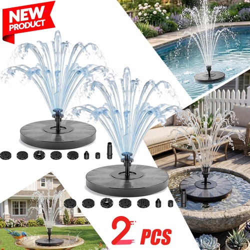 Solar fountain for bird bath - solar,