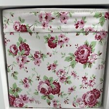 IKEA Rosali Drona Storage Box × 1 Kallax Unit Floral Roses Pink Storage Boxes