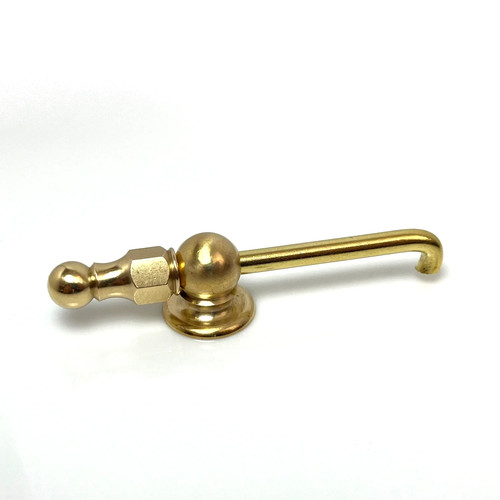 Polished brass banjo bracket - brass,